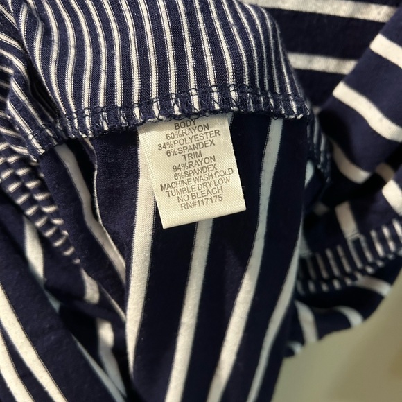 Beach Break nautical swim cover up. - Picture 3 of 3